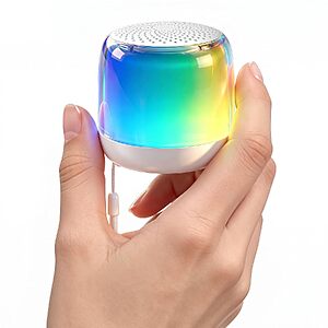 2" Glocusent Nano-Glow White Noise Sound Machine w/ Bluetooth, 35-Sounds & RGB Night Light $5.99 + Free Shipping w/ Prime or on $35+
