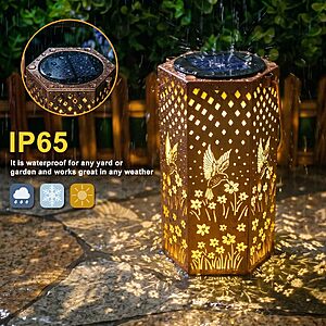 Eandisom Solar Lanterns Outdoor Waterproof $7.49 AC