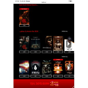 Fanflix Get Evil Dead Burn plus 2 more for $15 Use code COUNTDOWN10 for extra 10% Off