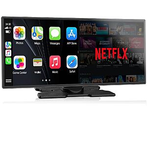 LAMTTO 11" Wireless CarPlay & Android Auto Screen w/ Netflix, YouTube & Backup Camera $83.99 + Free Shipping