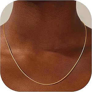 Amazon - Treasure Bender 925 Sterling Silver Box Chain Necklace $5.99 w/ Code