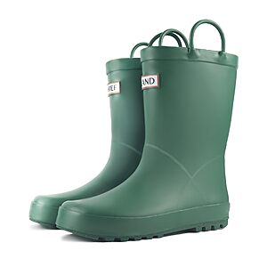 Amazon - landchief Kids Waterproof Natural Rubber Rain Boots $12.45 w/ Code