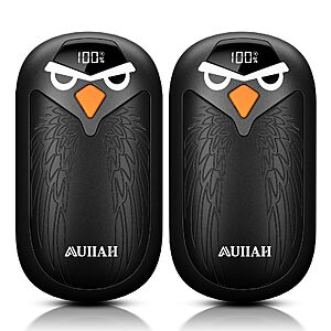 AUIIAH Rechargeable Electric Hand Warmers 2 Pack - $9.99 After coupon