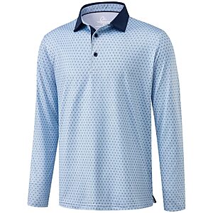 Obla Men's Long Sleeve Golf Polo Shirt w/ UPF 50+ (Various) $14.84 + Free Shipping w/ Prime or on $35+