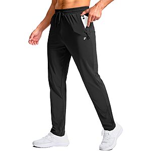 Amazon - Pudolla Men's Tall Sweatpants w/ Zipper Pockets $14.99 w/ Code