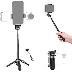 [AC] $7.96* | Neewer 3-in-1 Selfie Stick Tripod Stand w/ Detachable Bluetooth Remote at Amazon