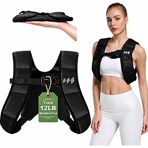 Amazon - BeatBoost Ultra-Thin Weighted Vest 12/20 lb $19.99 w/ Code