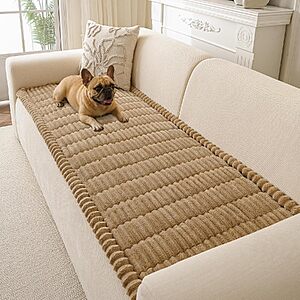 27.6" x 59" CoSofSLIP Pet Sofa Cover (Brown) $13.99 + Free Shipping w/ Prime or on $35+