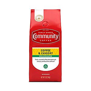 [SnS, AC] $4.88 | 12-Oz Community Coffee Medium Dark Roast Ground Coffee (Coffee & Chicory Decaf) at Amazon