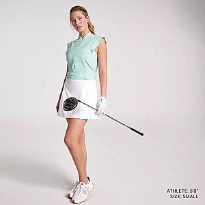 CALIA Women's TrueLight 15" Golf Skort (White, Sizes: 4-16) $8.97 + Free Shipping