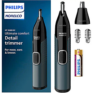 Philips Norelco Men's Nose Trimmer 3000 (NT3600/62) $12.99 + Free Store Pickup at Best Buy