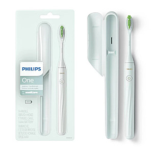 Philips One by Sonicare Battery Electric Toothbrush (HY1100/03, Mint) $14.44 + Free Shipping