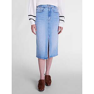 Scenario Women's Denim Midi Skirt $8.33 + Free Shipping