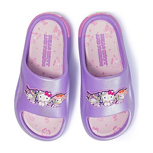 Hello Kitty Girls' Toddler & Little Kids Comfort Slide Sandals (Sizes: 1-13) from $5.35 + Free Shipping w/ Walmart+ or on $35+
