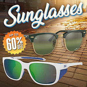 Ray-Ban, Oakley, Costa, Under Armour Sunglasses (Non & Polarized) Up to 60% Off + Free Shipping