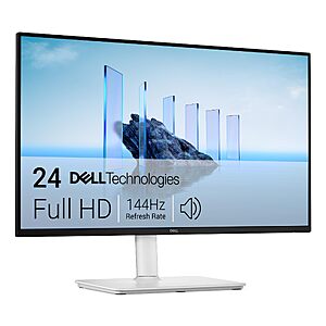 Dell 24 Plus 23.8" 144Hz FHD Monitor w/ Speakers $119.99