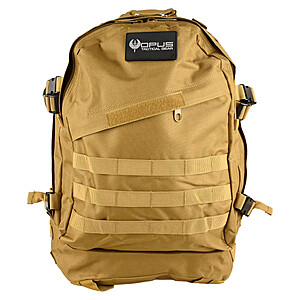 Opus Tactical 35L w/PVC Patch Tac Pack 600D (Coyote Tan) $22 + Free S/H