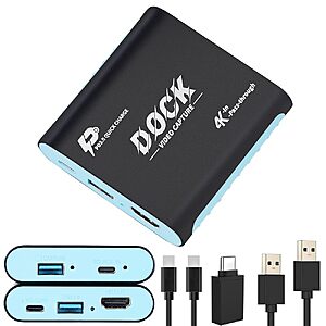 2-in-1 Switch 2 Dock & Capture Card, 1080P 60FPS for Switch 2/OLED & USB-C $24.99
