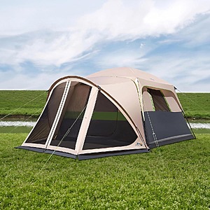 DMH Outdoors 6 Person Camping Tent w/ Screen Porch (Beige) $139.99 + Free Shipping