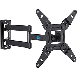 Pipishell Full Motion TV Monitor Wall Mount for 13-43" TVs (Holds up to 44lbs) $8.95 + Free Shipping w/ Prime or $35+ Orders