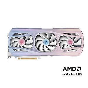 Yeston AMD Radeon RX 9070 XT Sakura Atlantis Overclocked Triple Fan 16GB GDDR6 PCIe 5.0 Graphics Card $829.99