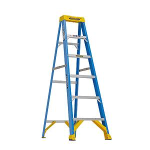 $69, Lowe's, Werner FS100CZ 6-ft ( 10-ft Reach Height ) Fiberglass Type 1 - 250 lbs. Load Capacity Step ladder, 300lbs for $79