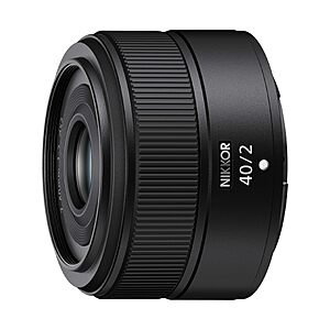 Nikon NIKKOR Z 40mm f/2 | Large Aperture 40mm Prime Lens for Z Series mirrorless Cameras | Nikon USA Model $226.95