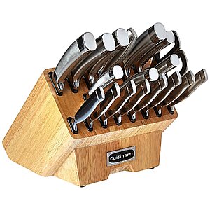 Cuisinart Normandy 19 Piece Cutlery Block Set, Stainless Steel $133.93