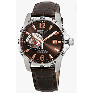 CERTINA DS Podium Brown Dial 41mm Quartz watch $205