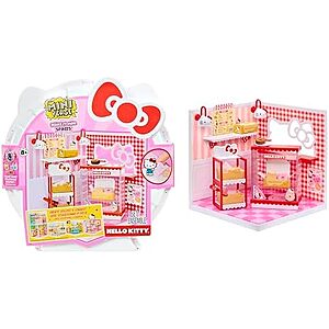 [AC] $12.14* | MGA's Miniverse Make It Mini Spaces: Hello Kitty Building Set at Amazon
