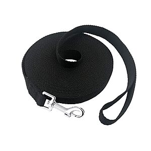40' Petgogo Nylon Long Training Dog Leash (Black, Brown, or Rainbow) $4.99 + Free Shipping w/ Prime or on $35+