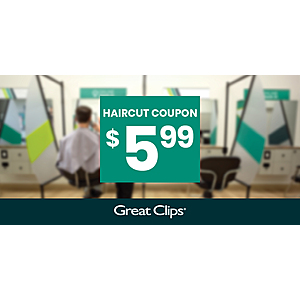 $5.99 Super local offer for central Floridians passing by I-4 and US‐27. Haircut for $5.99 at Great Clips Shoppes at Citrus Creek at 42676 Hwy 27 in Davenport.