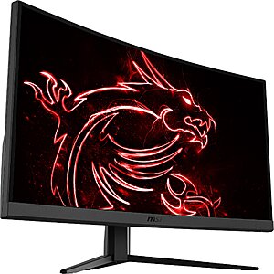 $119.99  FS WALMART  MSI Optix G32C4W 32 inch Curved 1920x1080 HDMI DP 165Hz 1ms FreeSync LCD Gaming Monitor
