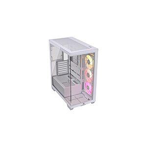 CORSAIR iCUE Link 3500X RGB Mid-Tower ATX PC Case White $37.42