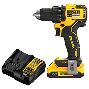 DeWALT 20V MAX 1/2" Brushless Drill/Driver + 2.0Ah Battery & Charger $99 + Free S&H