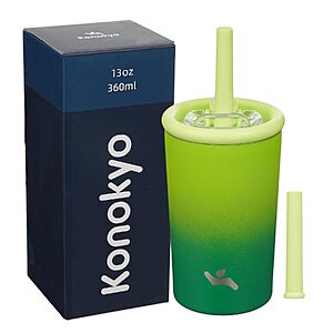 Konokyo 13-Oz Insulated Stainless Steel Water Bottle (Matcha Green) $5.29 + Free Shipping w/ Prime or on $35+
