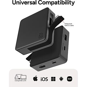 ZAGG 40Port USB-C Hub /w 100W PD, 10 Gbps USB-C & USB-A, 4K HDMI @ $11.28