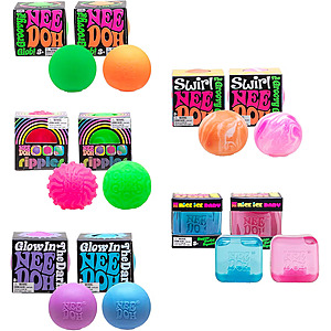 NeeDoh Teenie 10-Pack - Variety of Mini Squish Toys - invite only @ Amazon $23.15