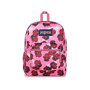 JanSport Backpack Sale: Up To 67% Off. 26L Cross Town Backpack (Pop Art Pansies) $17.99 & More + Free Shipping w/ Prime or $6 Fee per Order