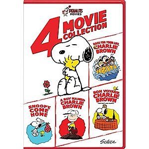 $5* | Peanuts 4-Movie Collection (1969-1980) (DVD) at Amazon