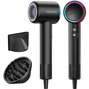 VOLGTIA High-Speed Hair Dryer Blow Dryer with Diffuser and Concentrator - all time low $49.99