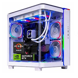 Skytech Gaming - King 95 Gaming PC - AMD Ryzen 7 9700X - 16GB Memory - NVIDIA GeForce RTX 5070 - 1TB NVMe SSD - White $1799.99