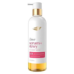 [SnS] $8.53* | 15.3-Oz Dove Serum+ Dewy Shower Oil Body Wash (Coconut & Geranium Oil) at Amazon