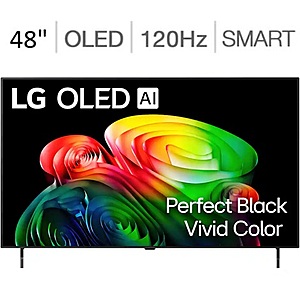 LG 48" B6 Series OLED 120Hz 4K TV with Perfect Black, Vivid Color and Magic Remote (2026) $599.99