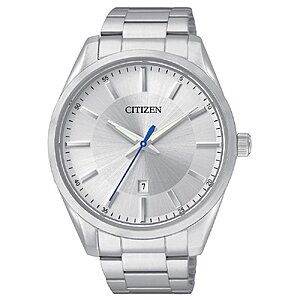 Citizen Quartz Mens Watch, Stainless Steel, Classic, Silver-Tone (Model: BI1030-53A) $106.95