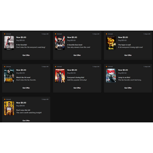 Fandango At Home Personalized $5 offers