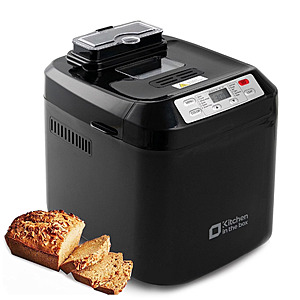 Kitchen in the Box 2lb 12-in-1 Bread Maker w/ Auto Fruit Nut Dispenser and13H Delay Timer (Various) from $69.98 + Free Shipping