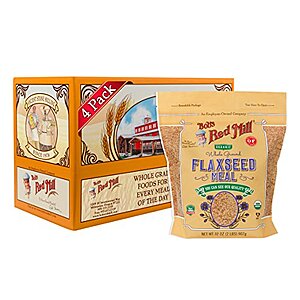 [NEW, SnS] $24.66 | 4-Pack 32-Oz Bob's Red Mill Organic Flaxseed Meal at Amazon ($6.17 each)