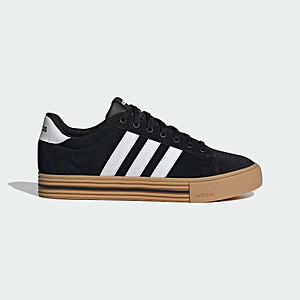 adidas Men's Daily 4.0 Shoes (Core Black / Cloud White / Gum) $29.75