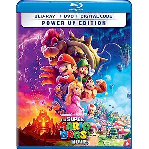 $8.99* | The Super Mario Bros. Movie: Power Up Edition (Blu-ray + DVD + Digital HD) at Amazon